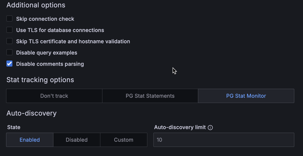Auto-discovery Enabled